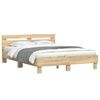 vidaXL Bed Frame without Mattress Sonoma Oak 140x190 cm