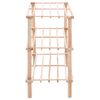 vidaXL 3-Tier Shoe Rack Solid Fir Wood