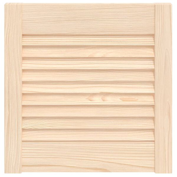 vidaXL Cabinet Door Louvred Design 39.5x39.4 cm Solid Wood Pine