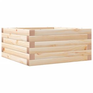vidaXL Garden Planter 50x50x23 cm Solid Wood Pine