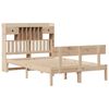 vidaXL Bookcase Bed without Mattress 135x190 cm Double Solid Wood Pine