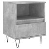 vidaXL Bedside Cabinets 2 pcs Concrete Grey 40x35x50 cm Engineered Wood