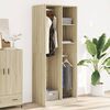 vidaXL Wardrobe Sonoma Oak 80x50x200 cm Engineered Wood