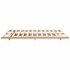 vidaXL Floor Bed Frame Brown 140 x 210 cm Solid pine wood