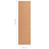 vidaXL Runner Rug BCF Beige 80x300 cm