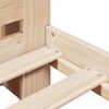 vidaXL Bookcase Bed without Mattress 150x200 cm King Size Solid Wood Pine