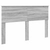 vidaXL Bed Frame Grey Sonoma 140 x 200 cm Engineered wood