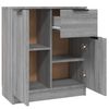 vidaXL Sideboards 2 pcs Grey Sonoma 60x30x70 cm Engineered Wood