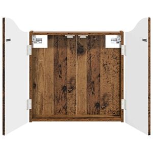 vidaXL Dartboard Cabinet Old Wood 56 x 12 x 63 cm Engineered Wood