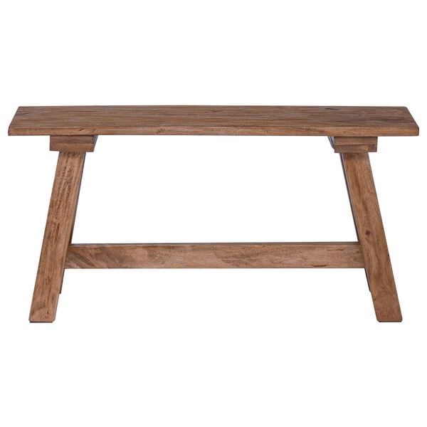 vidaXL Bench Natural 92 x 23.5 x 45.5 cm Solid Mahogany wood