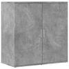 vidaXL Sideboards 2 pcs Concrete Grey 79x38x80 cm Engineered Wood