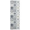 vidaXL Rug Runner ORIZ 1150 gsm Grey and Black