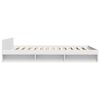 vidaXL Bed Frame with Drawers without Mattress White 140x200 cm