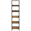 vidaXL Bookshelf Old Wood 50x33x188.5cm Engineered Wood