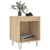 vidaXL Bedside Cabinet Sonoma Oak 40x35x50 cm Engineered Wood
