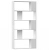 vidaXL Book Cabinet/Room Divider White 80x24x159 cm Engineered Wood