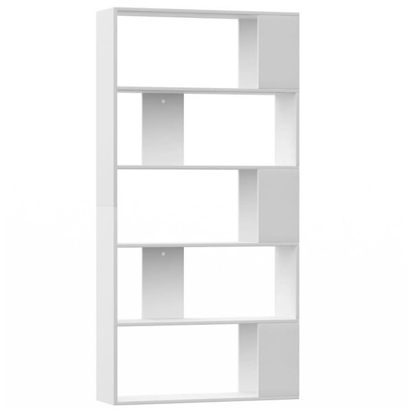 vidaXL Book Cabinet/Room Divider White 80x24x159 cm Engineered Wood