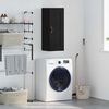 vidaXL Wall Mounted Cabinet Black Oak 34.5 x 34 x 90 cm