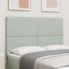 vidaXL Headboard with Headboard Light Grey 160 cm Faux Leather