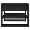 vidaXL Coffee Table Black 55.5x55x45 cm Engineered Wood