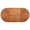 vidaXL 7 Piece Garden Dining Set 201x100 cm Solid Acacia Wood