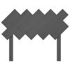 vidaXL Bed Headboard Grey 104x3x80.5 cm Solid Wood Pine