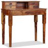 vidaXL Writing Desk with 5 Drawers Solid Acacia Wood 90x40x90 cm