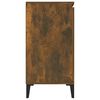 vidaXL Sideboard Smoked Oak 102x35x70 cm Engineered Wood