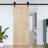 vidaXL Door NARVIK Natural 90 x 210 cm Solid Pine Wood