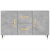 vidaXL Sideboard Concrete Grey 100x36x60 cm Engineered Wood