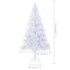 vidaXL Artificial Pre-lit Christmas Tree with Ball Set 210cm 910 Branches