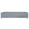 vidaXL Pallet Collar Grey 100x100 cm Solid Wood Pine