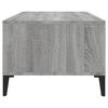vidaXL Coffee Table Grey Sonoma 90x50x36.5 cm Engineered Wood