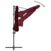 vidaXL Cantilever Garden Parasol with Steel Pole Bordeaux Red 300 cm