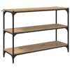 vidaXL Book Cabinet 3-Tier 100 x 33 x 70.5 cm Engineered wood