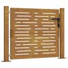 vidaXL Garden Gate 100x75 cm Corten Steel Square Design
