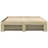 vidaXL Bed Frame without Mattress Sonoma Oak 160x200 cm Engineered Wood