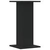 vidaXL Plant Stands 2 pcs Black 30x30x60 cm Engineered Wood