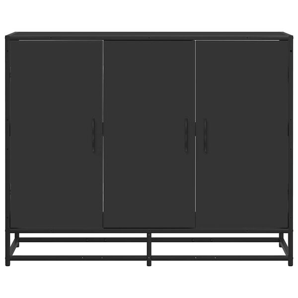 vidaXL Sideboard Black 94x35x76 cm Engineered Wood