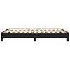 vidaXL Bed Frame without Mattress Black 135x190 cm Double Double Fabric