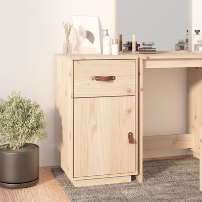 vidaXL Desk Cabinet 40x50x75 cm Solid Wood Pine