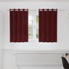 vidaXL Blackout Curtains 2 pcs Wine Red 140 x 140 cm Velvet