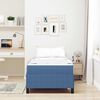 vidaXL Bed Frame with Mattress Blue 80 x 200 cm Fabric