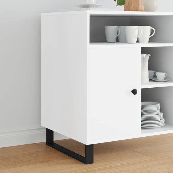 vidaXL Furniture Feet 2 pcs Black 43.6 x 4 x 10 mm Iron