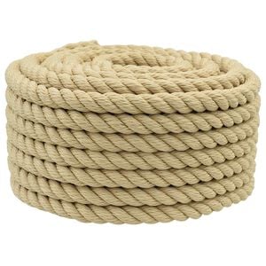 vidaXL Boat Rope 25 m 2 Natural PP