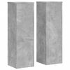 vidaXL Plant Stand 2 pcs Concrete Grey 25 x 25 x 80 cm Engineered Wood