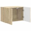 vidaXL TV Wall Cabinet Sonoma Oak 59.5 x 31 x 40 cm Engineered Wood