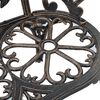 vidaXL Bistro Bench 100cm Bronze Cast Aluminium