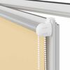 vidaXL Roller Blind Blackout Beige 55x210 cm Fabric Width 50.7 cm Polyester