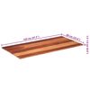 vidaXL Table Top Solid Wood Acacia 15-16 mm 60x120 cm